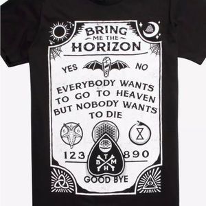 Bring me the horizon ouija band tee size SM